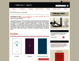 epure-editions.com screenshot