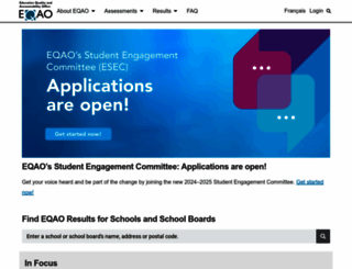 eqao.com screenshot