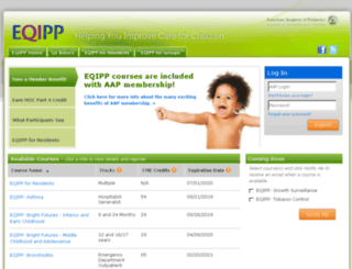 eqipp.aap.org screenshot