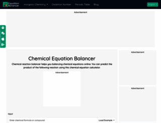 equationbalancer.com screenshot