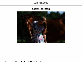 equestraining.com screenshot