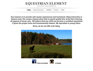 equestrianelement.com screenshot