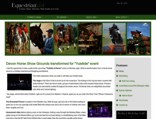equestrianlist.com screenshot