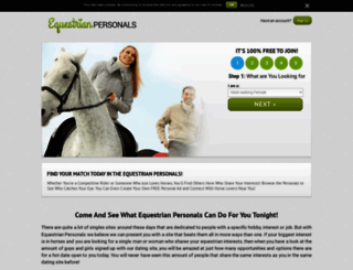 equestrianpersonals.com screenshot