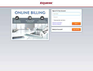 equifax.billtrust.com screenshot