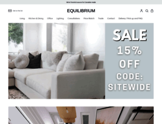 equilibriumfurnishings.com screenshot