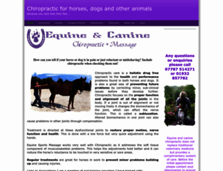 equine-canine-therapy.com screenshot