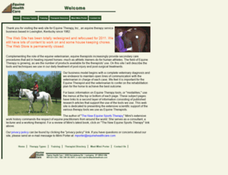 equinehealthcare.com screenshot