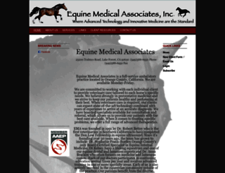 equinemedicalassociates.net screenshot