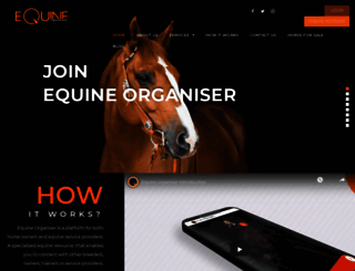 equineorganiser.com screenshot
