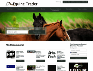 equinetrader.co.nz screenshot