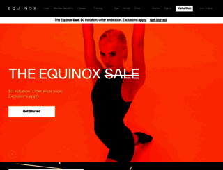 equinox.com screenshot
