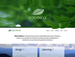 equinoxenvironmental.com screenshot