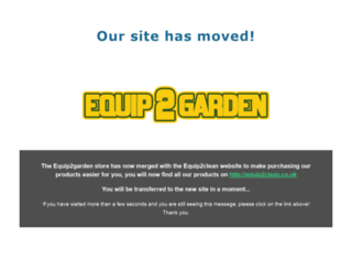 equip2garden.co.uk screenshot