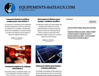 equipements-bateaux.com screenshot