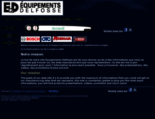 equipementsdelfosse.com screenshot