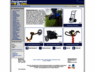 equipment2u.com screenshot