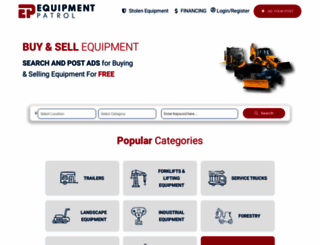 equipmentpatrol.com screenshot