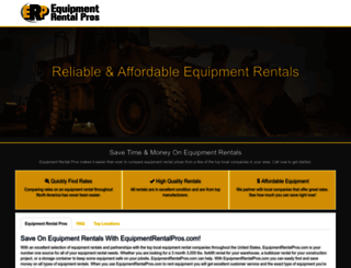 equipmentrentalpros.com screenshot