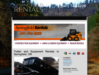 equipmentrentalspringfield.com screenshot