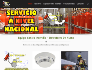 equipocontraincendioextintores.mantenimientoaextintores.com.mx screenshot