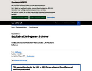equitablelifepaymentscheme.independent.gov.uk screenshot