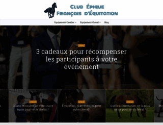 equitation-bourgogne.fr screenshot