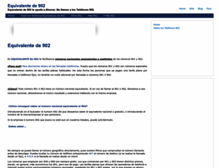 equivalentede902.com.es screenshot