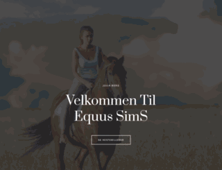 equus-sims.dk screenshot
