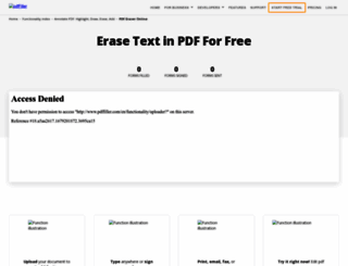 erase-pdf.pdffiller.com screenshot