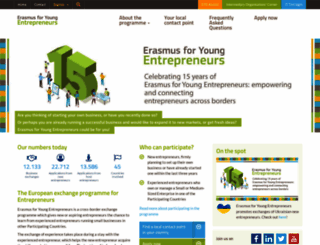 erasmus-entrepreneurs.eu screenshot