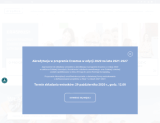 erasmus.org.pl screenshot