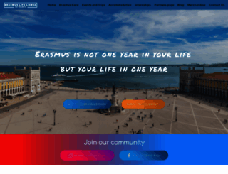 erasmuslifelisboa.com screenshot
