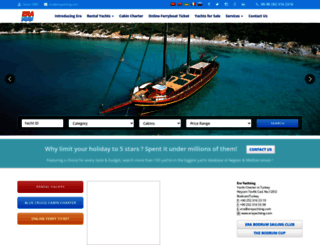 erayachting.com screenshot