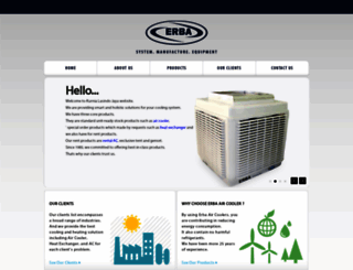 erba-aircooler.com screenshot