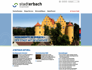 erbach-donau.de screenshot