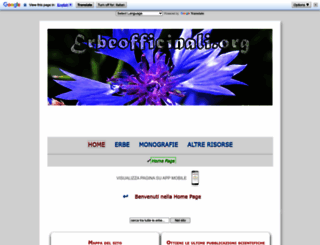 erbeofficinali.org screenshot