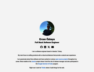 ercanozkaya.com screenshot