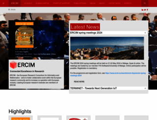 ercim.org screenshot