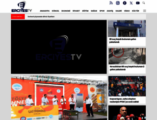 erciyestv.com.tr screenshot