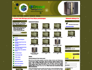 ercoolcoldstorage.com screenshot
