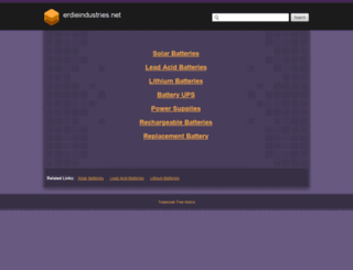 erdieindustries.net screenshot