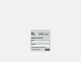 erecruit.greeneresources.com screenshot