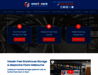 erectarack.com.au screenshot