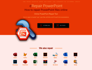 erepairpowerpoint.com screenshot