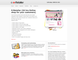 eretailer.com.au screenshot