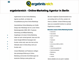 ergebnisreich.com screenshot