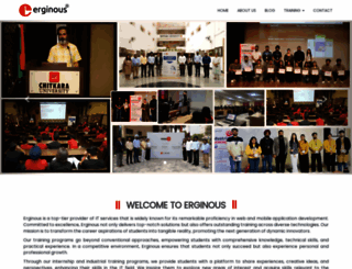 erginous.co.in screenshot