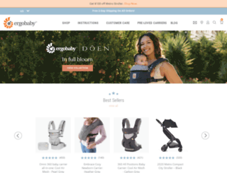 ergobabycarriers.com screenshot