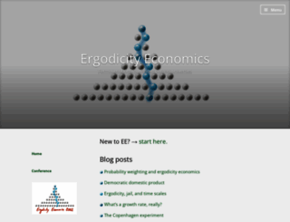 ergodicityeconomics.com screenshot